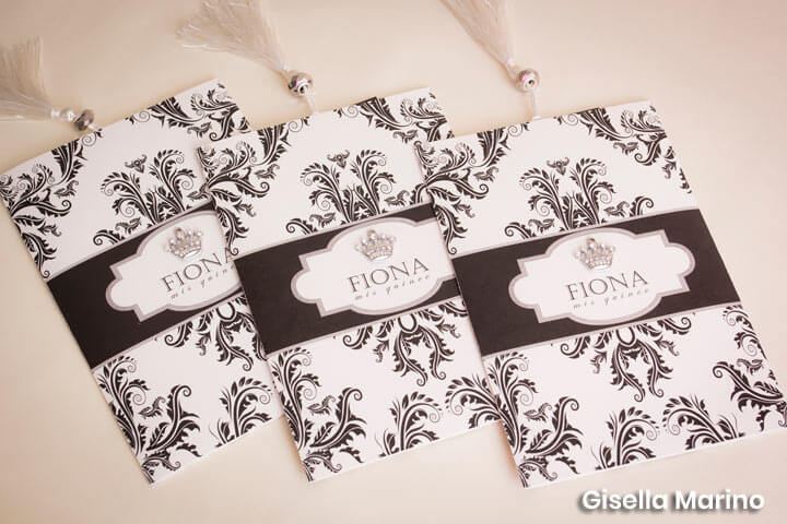 Tarjetas de 15 años elegantes