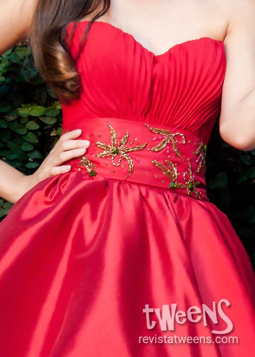 Vestido de 15 años rojo corto